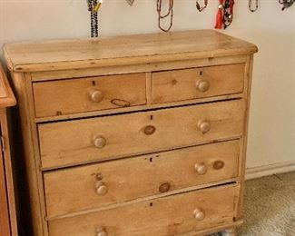 Vintage pine chest - as is 