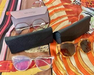 Designer glasses in case - readers