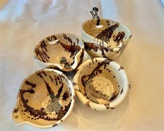 Hand thrown pottery