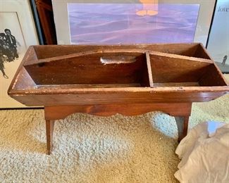 Early American carpenter's tool box 