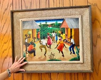 A. Normil Haiti oil painting 