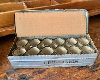 Vintage egg crate 