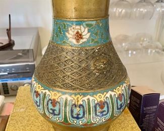 Cloisonne vase 