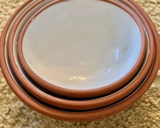 Royal Barum  Ware nested bowl set of 3 