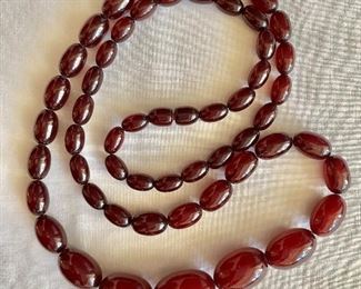 Cherry amber style necklace 