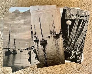 Signed collection black and white photographs 