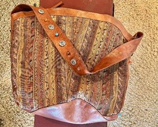 Georgetown Leather Made in Italy satchel or purse 