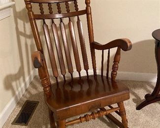 $50. Vintage Wooden Rocking Chair. 