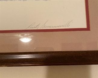 $40. Rusty Summerville signed & numbered print - beautifully framed. 