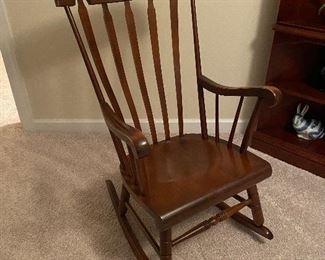 $65. Solid Wood Vintage Rocker