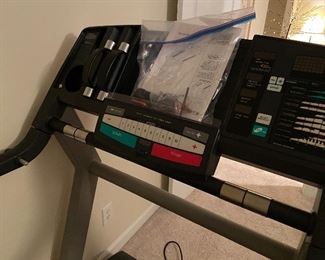 $50. Gold's Gym Advantage Treadmill. Located on the 2nd story. You will need 2 STRONG people to move this down. 