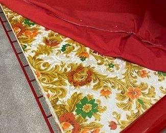 $100. Painted Red Metal Bunk Beds twin over full. You're welcome to take the mattress but it is older. 