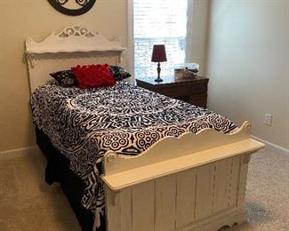 $125. Stanley Furniture Twin Size Bed. Clean mattress included if you want it. 