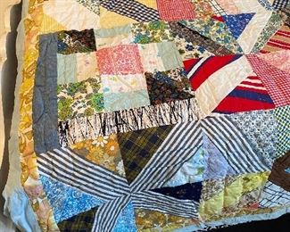 $40. Vintage Quilt overall in very good condition. Twin size. 