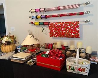 Lots of gift wrap items!