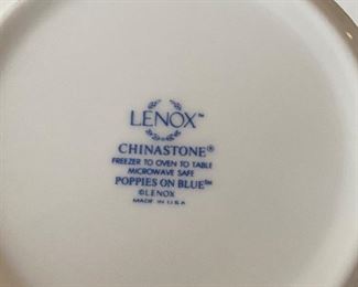 $100 - Lenox Poppies on Blue China Set - would prefer to sell all together. 