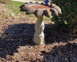 $50 Flower Bird Bath