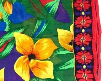Adrienne VITTADINI Tropical Floral Rayon Scarf
