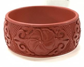 CINNABAR STYLE Wide Bangle Bracelet

