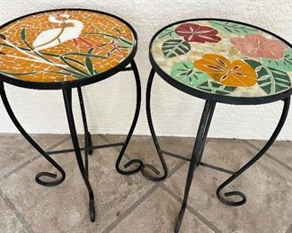 Outdoor decorative tables