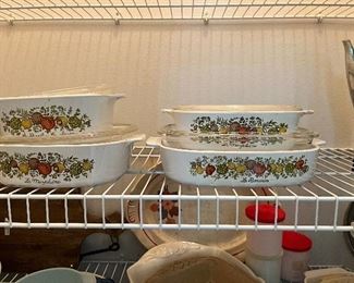 Vintage Corning ware. Spice of life