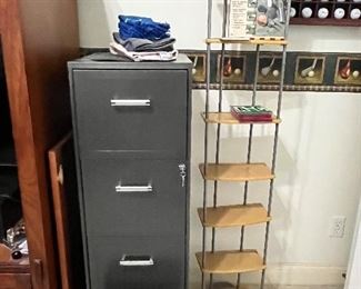 File cabinet with key