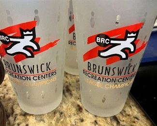 Brunswick Bowling glasses