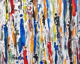 Artist signed, Said, "People Rain"