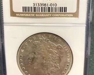 1884 Mint State Morgan Silver Dollar