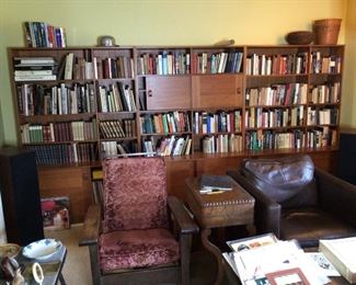 Mid-century modern teak wall unit