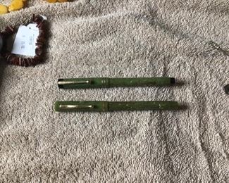 Schaefer flat top fountain pens