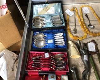 German 800 silver spoons