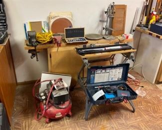 AIR COMPRESSOR. THE VISE THE FAMILY IS KEEPING