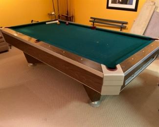 VINTAGE POOL TABLE.  YOIU WILL NEED A PROFESSIONAL MOVER 