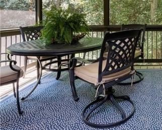 Frontgate Round Outdoor table and chairs