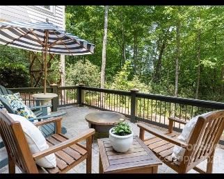 Teak Outdoor Furniture & Grontgate umbrellas