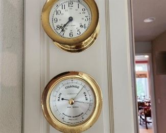 Seth Thomas Clock and Barometer