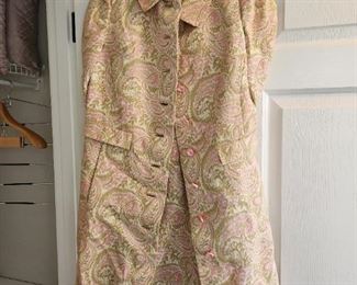 Vintage I. Magnin Coat and Dress - circa 1960's - 'Jackie O' style 