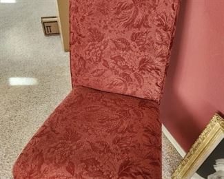 Two Queen Anne Style Accent Chairs