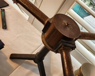 Brass and Iron Spectroscope 19th Century - Type used by Edison in developing the light blub!