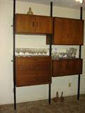 Scan Teak Cabinet/Drawers and Various Crystal Glassware