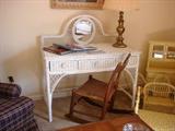 Vintage Wicker Dressing Table
