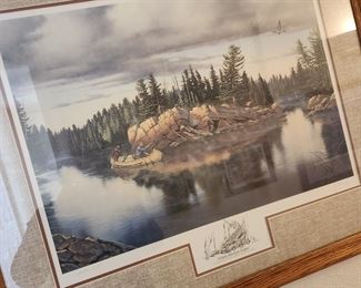 Print sign by Artist 'Derk'