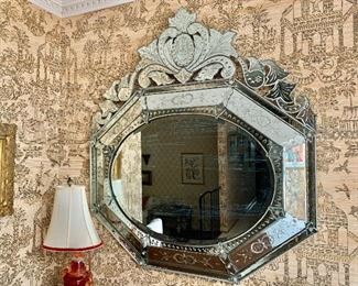 Vintage Venetian Mirror 