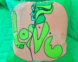 Inflatable Love Pillow by Peter Max