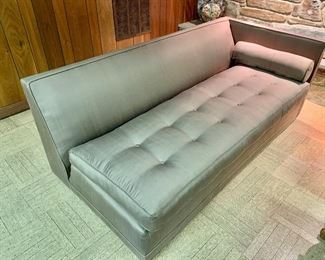 Vintage silk, tufted lounge sofa - 2 available