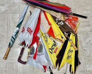Vintage umbrellas, Dewer's, Tuberg, Dubonnet and more 