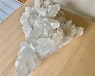 Crystal rock formation 