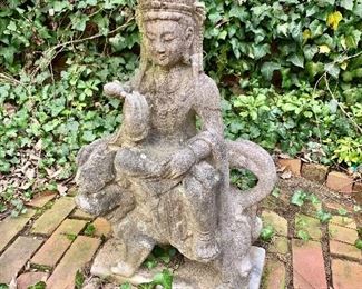 Goddess Guan Yin Concrete garden statue