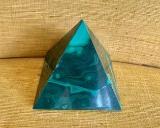 Malachite pyramid 